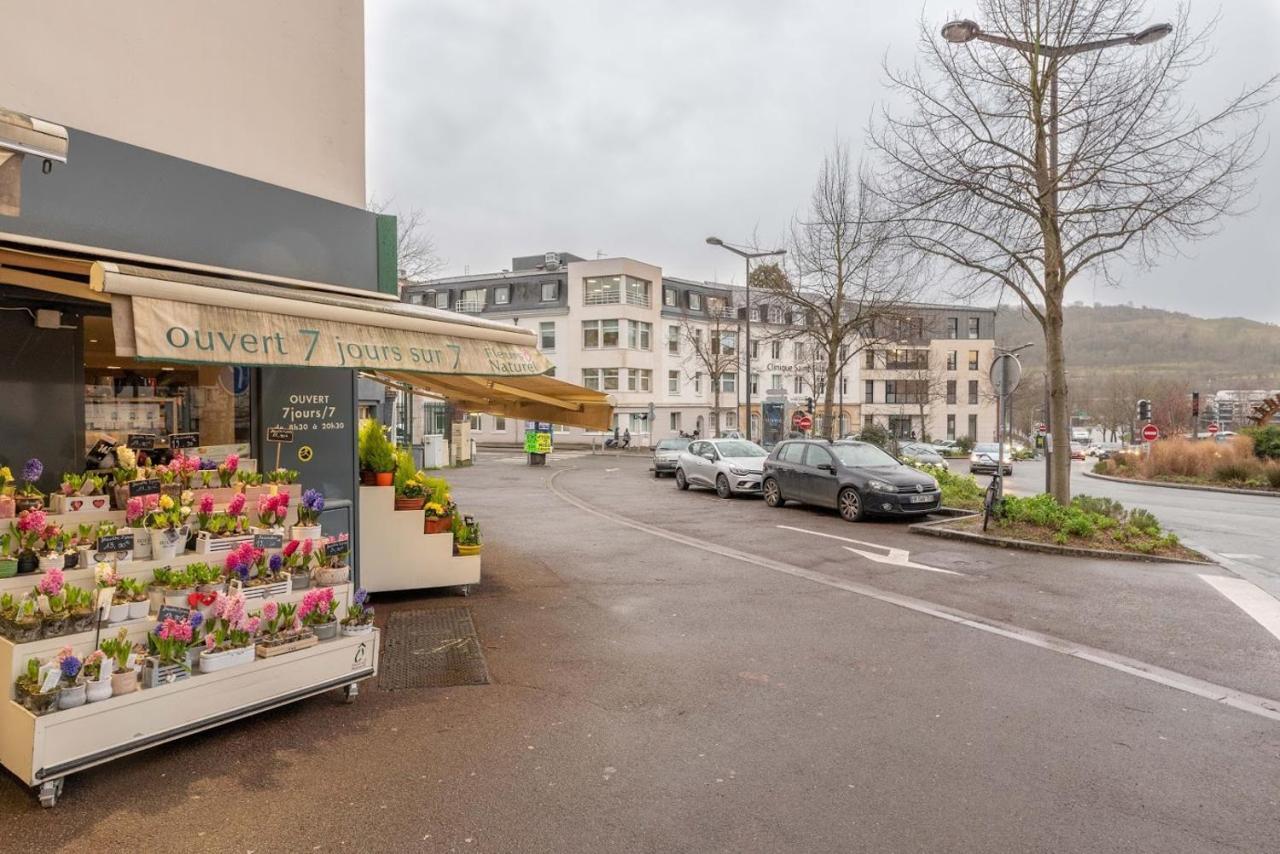 Le Nid Douillet : Superbe Appartement + Jardin Privatif Rouen Luaran gambar