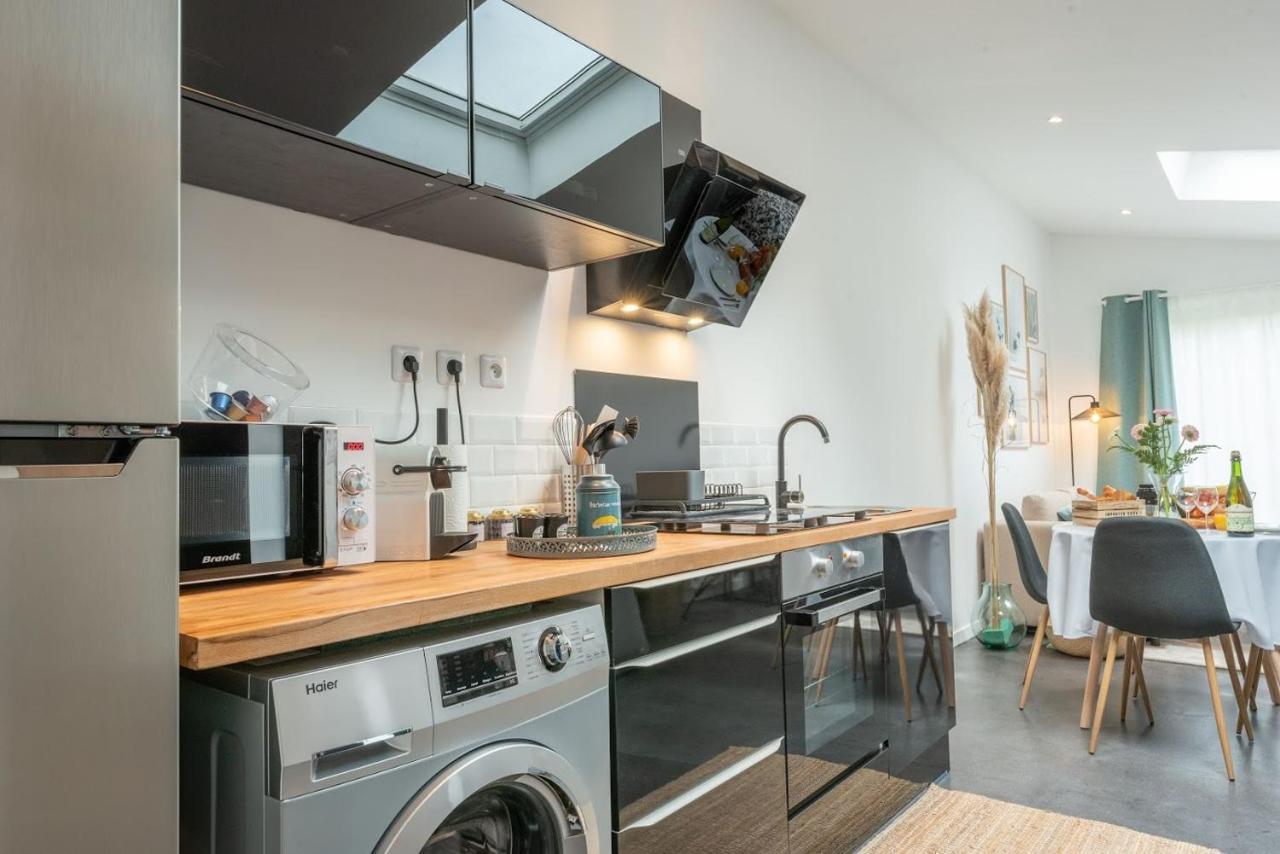 Le Nid Douillet : Superbe Appartement + Jardin Privatif Rouen Luaran gambar