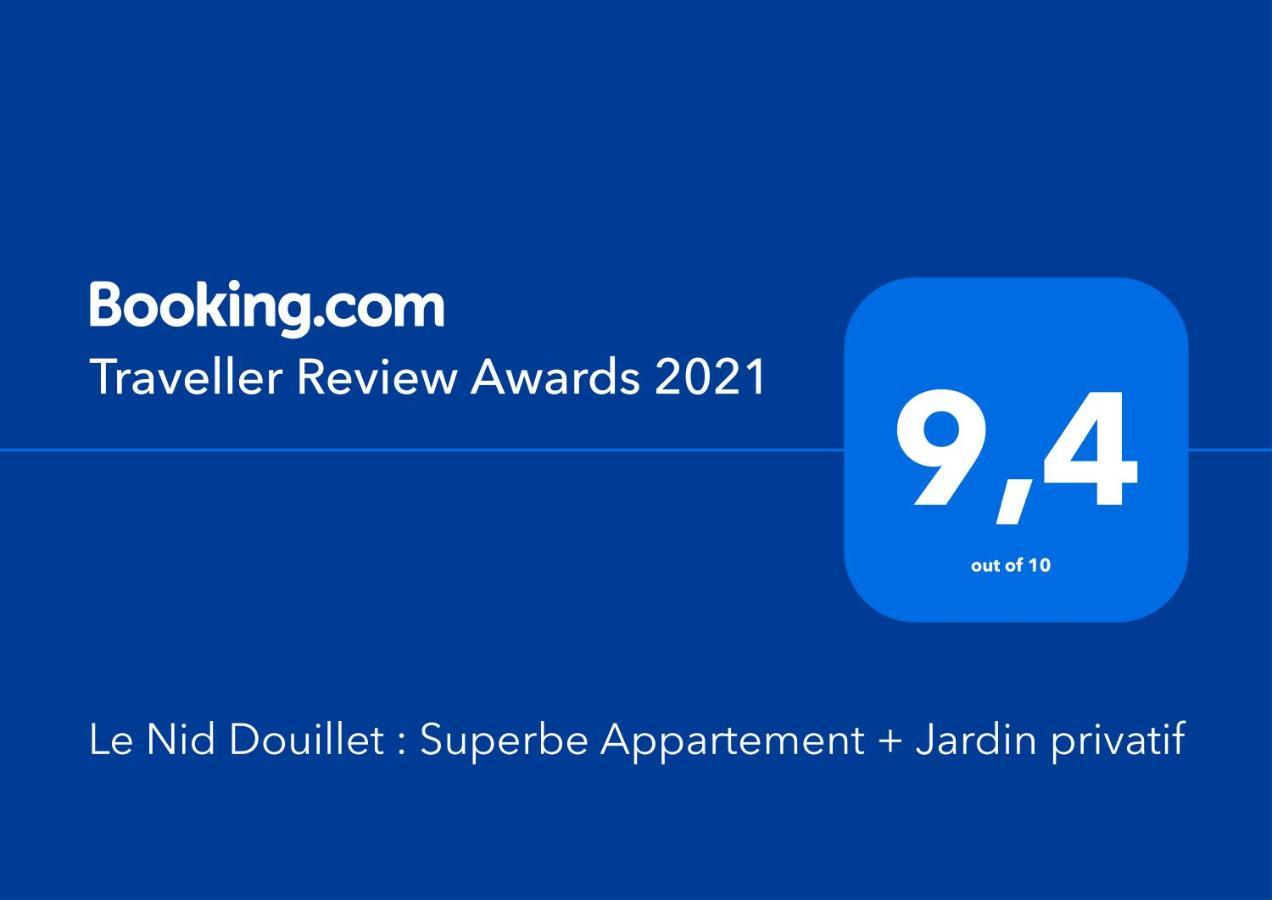 Le Nid Douillet : Superbe Appartement + Jardin Privatif Rouen Luaran gambar