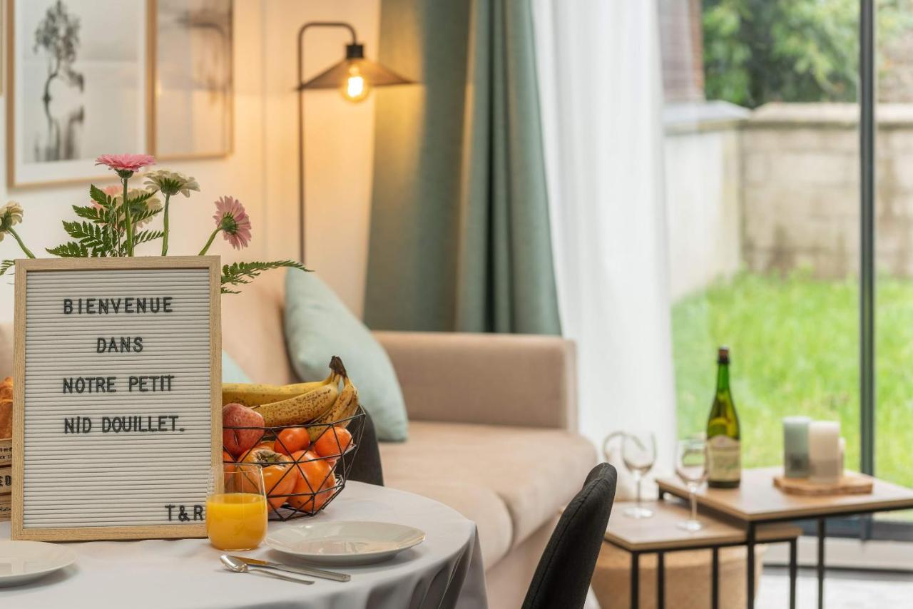 Le Nid Douillet : Superbe Appartement + Jardin Privatif Rouen Luaran gambar